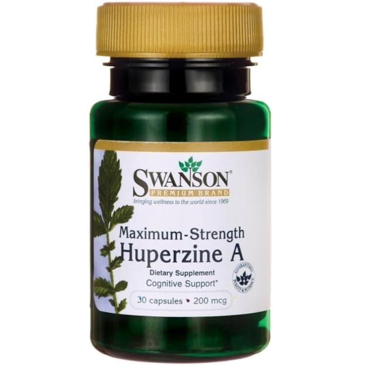 Swanson - Huperzin A, 200 mcg, 30 kapslar | Vitaminer och MineralerHälsa och välbefinnandeMental fokus och minneHälsokost | Apoteka