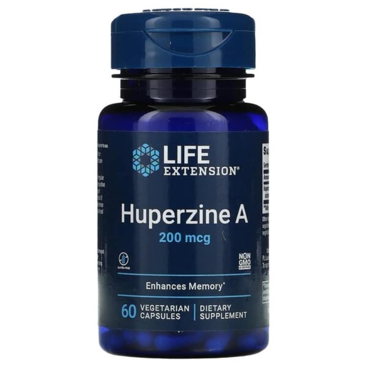 Life Extension - Huperzin A, 200 mcg, 60 vegetabiliska kapslar
