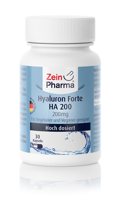 Zein Pharma - Hyaluron Forte HA 200, 30 kapslar | Veganska produkterHälsa och välbefinnandeHälsokostHyaluronsyra | Apoteka