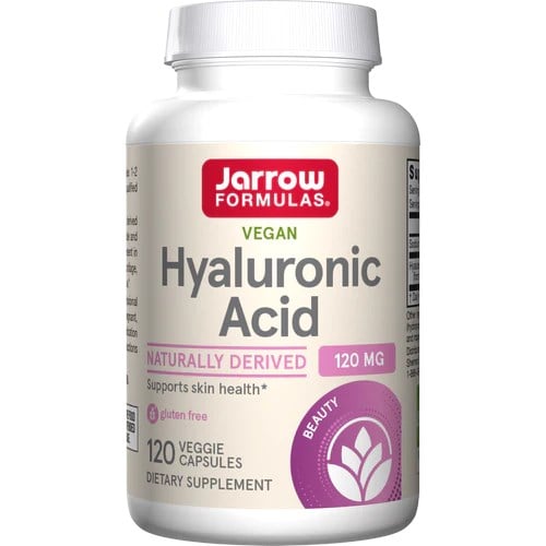 Jarrow Formulas - Hyaluronsyra, 120 mg - 120 vegetabiliska kapslar | Vitaminer och MineralerVeganska produkterHälsa och välbefinnandeHälsokostHyaluronsyra | Apoteka
