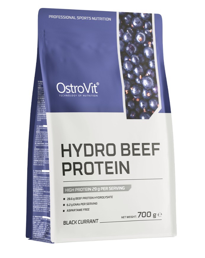 OstroVit - Hydro Beef Protein, Svarta Vinbär - 700g | Nya produkterHälsokostKostproteinVassleprotein | Apoteka
