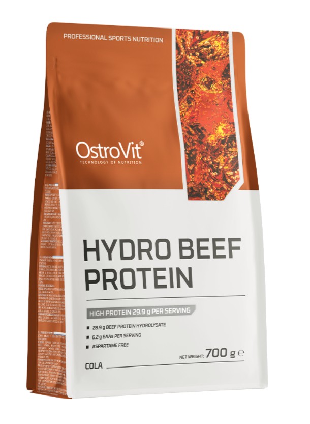 OstroVit - Hydro Beef Protein, Cola, 700g | Nya produkterHälsokostKostproteinVassleprotein | Apoteka