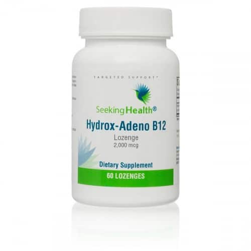 Seeking Health - Hydrox-Adeno B12, 2000 mcg (Körsbär) - 60 sugtabletter | Vitaminer och MineralerHälsa och välbefinnandeVissa vitaminerB-vitaminHälsokostB12 | Apoteka