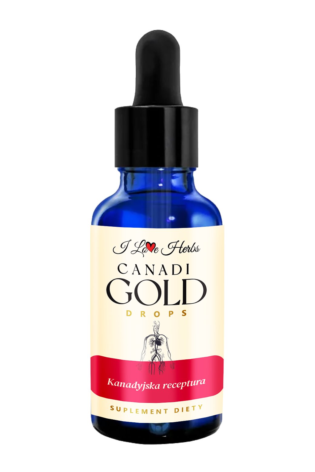 I Love Herbs - Kanadensiska Guld Droppar, 100 ml | Vitaminer och MineralerHälsa och välbefinnandeÖrttillskottÖrter och växtbaserade preparat | Apoteka