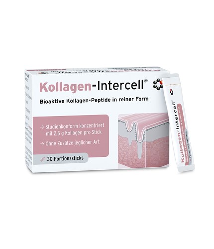 Intercell Pharma - Kollagen-Intercell, 30 st | Vitaminer och MineralerHälsa och välbefinnandeKollagen | Apoteka