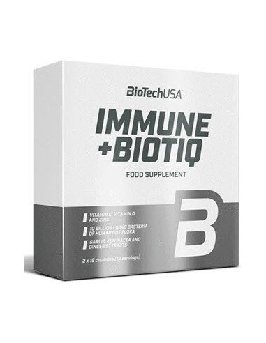 BioTechUSA - Immune + Biotiq, 36 kapslar | Hälsa och välbefinnandeImmunförsvaretHälsokostProbiotika | Apoteka