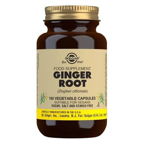 Solgar - Ingefärsrot, 100 vegetabiliska kapslar | Vitaminer och MineralerVeganska produkterHälsa och välbefinnandeHälsokostMatsmältningshälsaÖrter och växtbaserade preparat | Apoteka