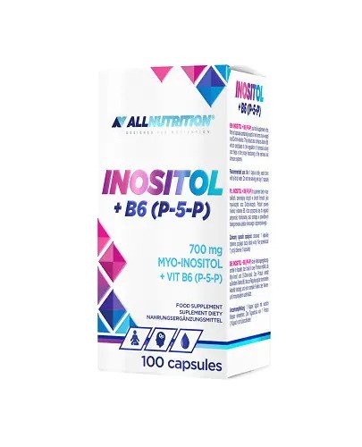 Allnutrition - Inositol + B6 (P-5-P), 100 kapslar | Vitaminer och MineralerVeganska produkterHälsa och välbefinnandeB-vitaminHälsokost | Apoteka