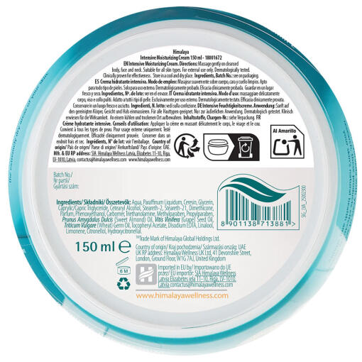 Himalaya - Intensivt Återfuktande Kräm, 150 ml - Bild 2
