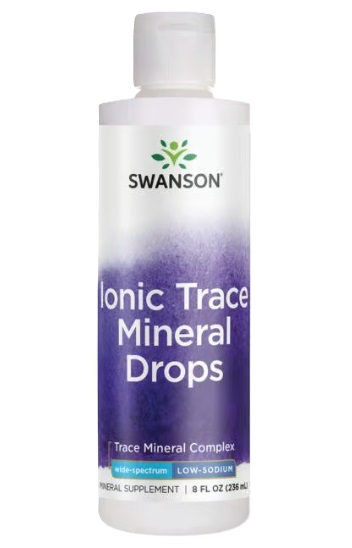 Swanson - Joniska Spårmineraldroppar, 236 ml | Vitaminer och MineralerVeganska produkterHälsa och välbefinnandeHälsokostNordisk vitalitet | Apoteka