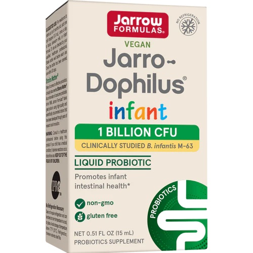 Jarrow Formulas - Jarro-Dophilus Infant, 1 miljard CFU - 15 ml | Veganska produkterHälsa och välbefinnandeHälsokostProbiotikaBarns hälsa | Apoteka