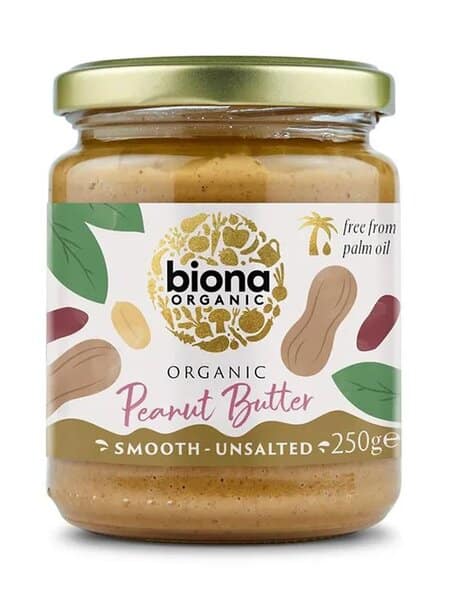 Biona Organic - Jordnötssmör, Slätt Utan Salt - 250g | Hälsa och välbefinnandeHälsokostNötsmör | Apoteka