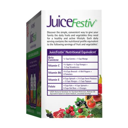 Natrol - JuiceFestiv, Dagliga Frukter & Grönsaker - 60 + 60 kapslar - Bild 3