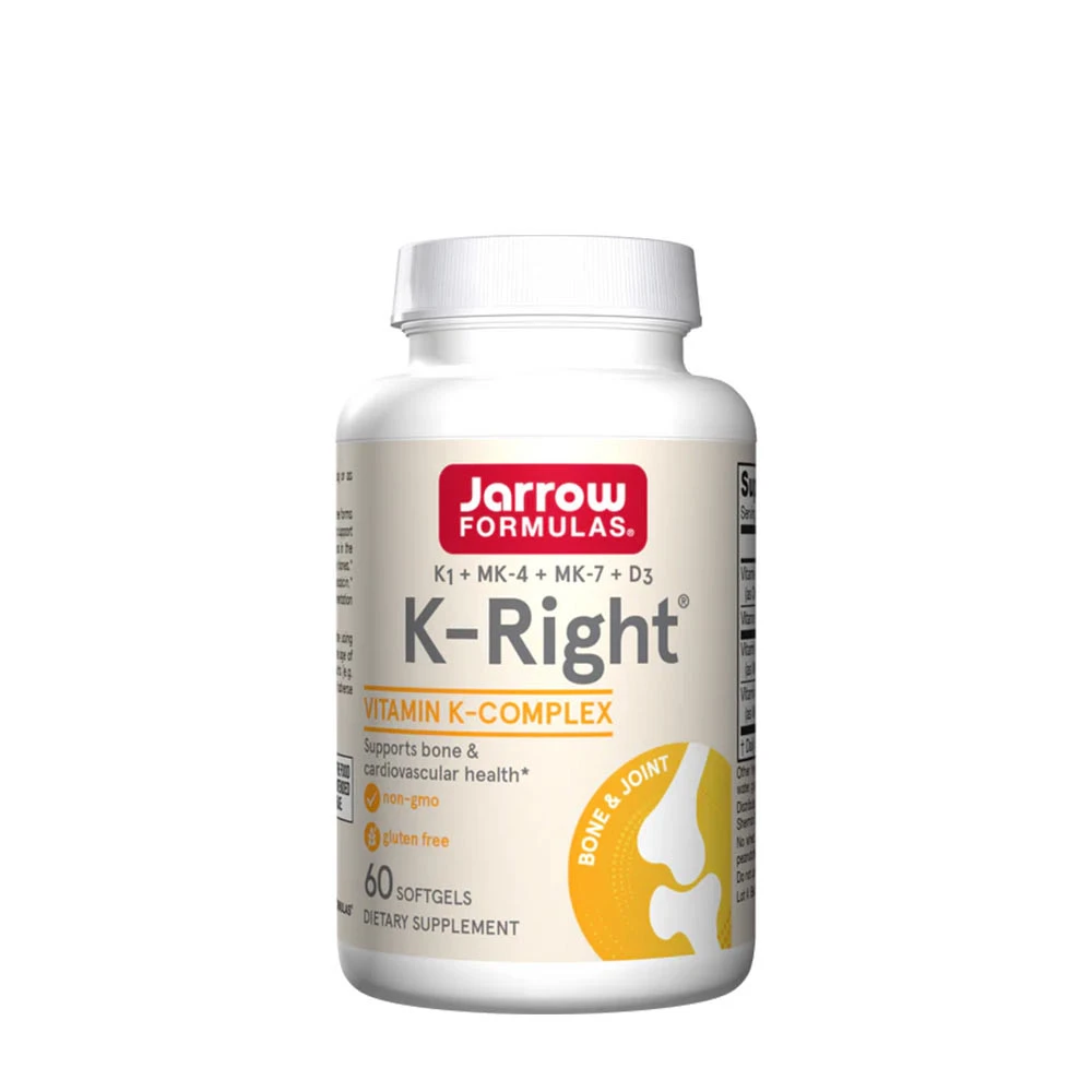 Jarrow Formulas - K-Right, 60 mjukkapslar | Vitaminer och MineralerVissa vitaminerK-vitaminHälsokost | Apoteka
