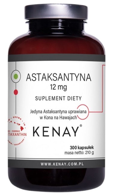Kenay - Astaxantin 12 mg, 300 kapslar | Vitaminer och MineralerHälsa och välbefinnandeÖrttillskottAstaxantinÖrter och växtbaserade preparat | Apoteka