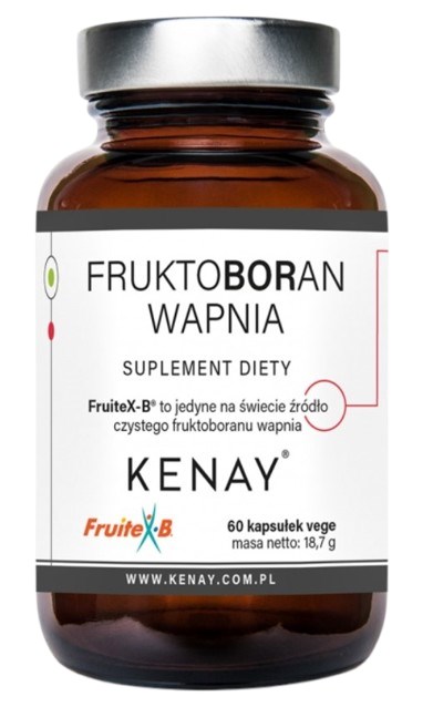 Kenay - KENAY Kalcium frukto-borat FruiteX-B, 60 kapslar | Vitaminer och MineralerHälsa och välbefinnandeÖrttillskottÖrter och växtbaserade preparatKalcium | Apoteka