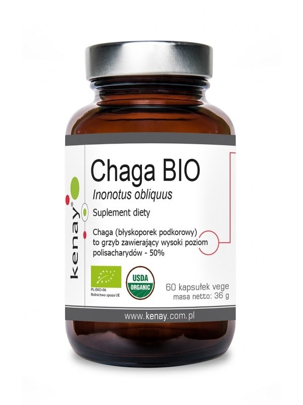 Kenay - Chaga Organic, 60 kapslar | Vitaminer och MineralerHälsa och välbefinnandeBiohackingSvamptillskott | Apoteka