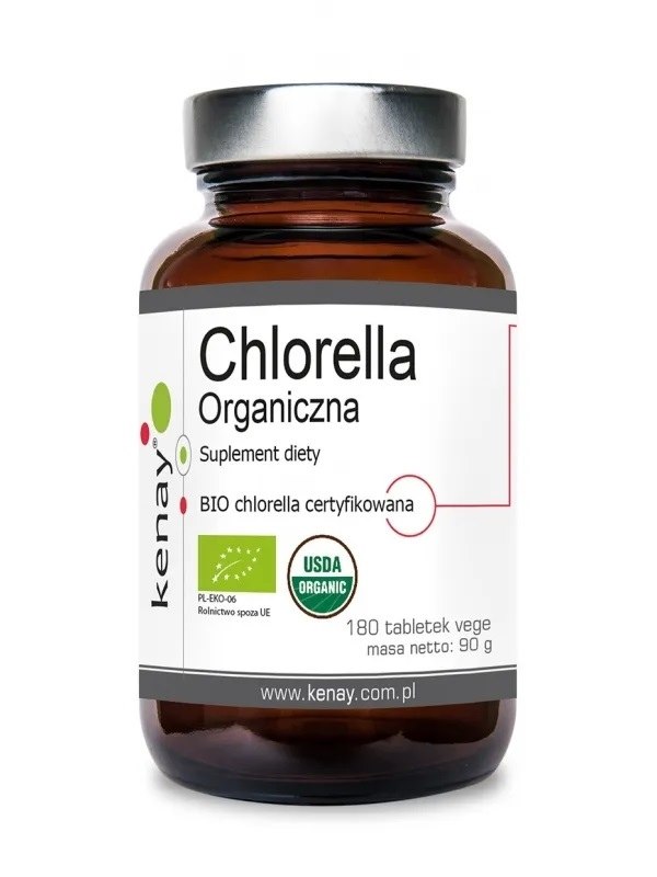 Kenay - Chlorella Organic, 180 tabletter | Vitaminer och MineralerHälsa och välbefinnandeSpirulinaBiohackingÖrter och växtbaserade preparat | Apoteka