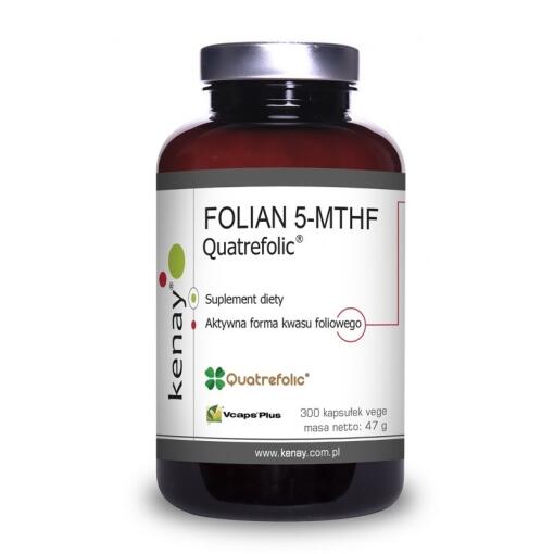 KENAY FOLATE 5-MTHF active folic acid Quatrefolic (300 caps)