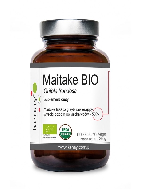 Kenay - Maitake Ekologisk, 60 kapslar | Vitaminer och MineralerHälsa och välbefinnandeBiohackingSvamptillskottÖrter och växtbaserade preparat | Apoteka