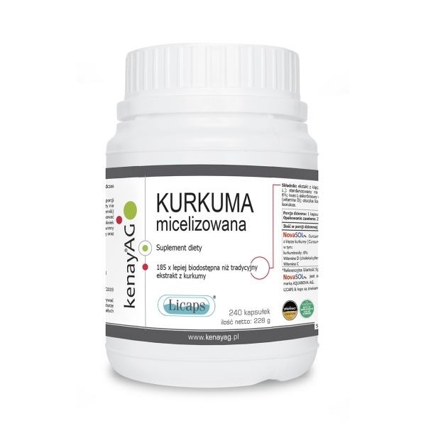Kenay - Micelle Curcumin Licaps, 240 kapslar | Vitaminer och MineralerHälsa och välbefinnandeÖrttillskottGurkmejaBiohackingÖrter och växtbaserade preparat | Apoteka