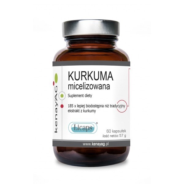 Kenay - Micelle Curcumin Licaps, 60 kapslar | Vitaminer och MineralerHälsa och välbefinnandeÖrttillskottGurkmejaBiohackingÖrter och växtbaserade preparat | Apoteka
