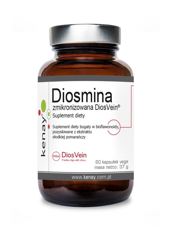 Kenay - DiosVein Mikroniserad Diosmin, 60 kapslar | Vitaminer och MineralerHälsa och välbefinnandeBiohacking | Apoteka
