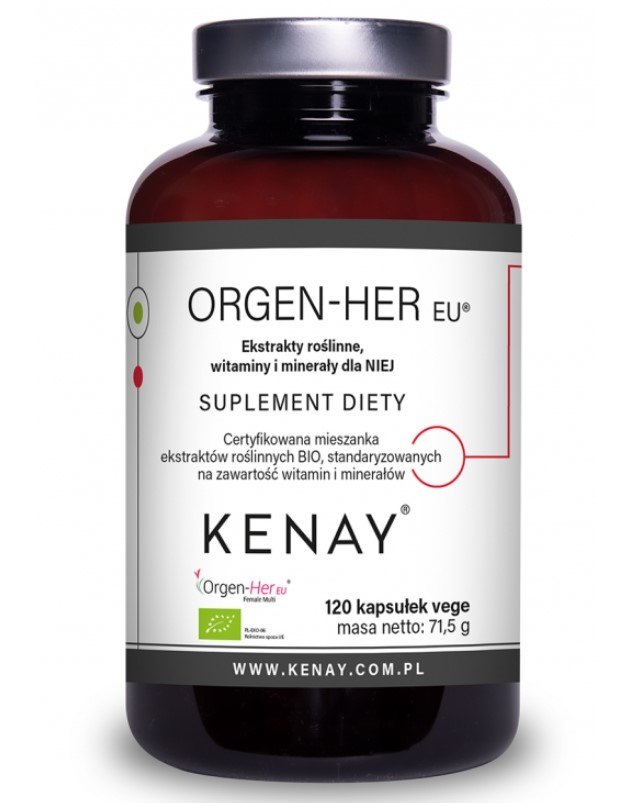 Kenay - Orgen-Her, 120 kapslar | Vitaminer och MineralerÖrter och växtbaserade preparat | Apoteka