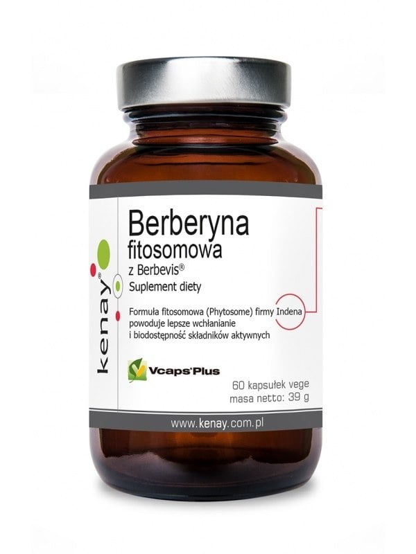 Kenay - Phytosome Berberin med Berbevis, 60 kapslar | Vitaminer och MineralerHälsa och välbefinnandeÖrttillskottÖrter och växtbaserade preparat | Apoteka