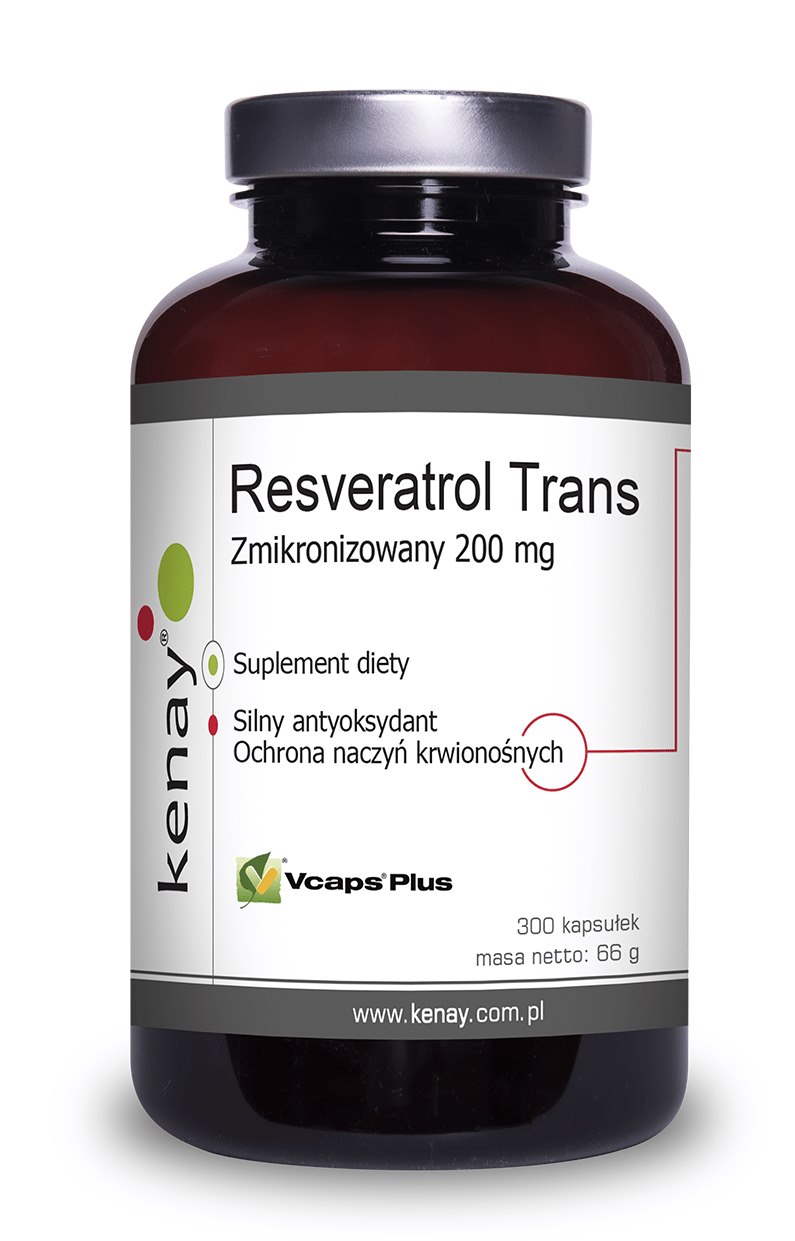 Kenay - Resveratrol Trans Micronized, 200 mg, 300 kapslar | Vitaminer och MineralerHälsa och välbefinnandeResveratrolBiohacking | Apoteka