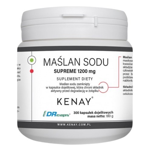 Kenay - Sodium Butyrate SUPREME, 1200 mg, 300 kapslar | Vitaminer och MineralerMatsmältningshälsaProbiotika | Apoteka