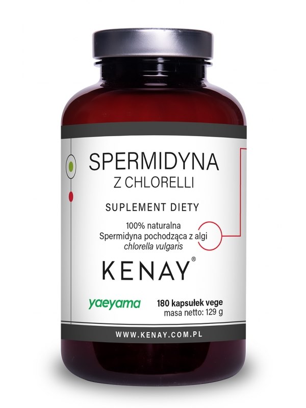 Kenay - Spermidine Chlorella, 180 kapslar | Vitaminer och MineralerHälsa och välbefinnandeBiohackingÖrter och växtbaserade preparat | Apoteka