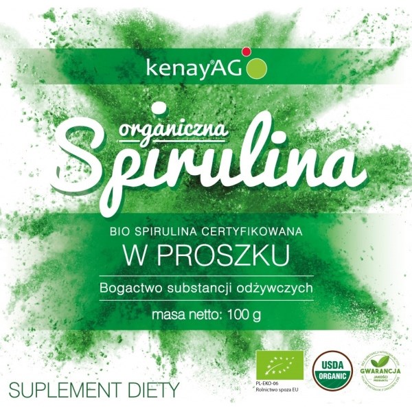 Kenay - Ekologiskt Spirulinapulver, 100 g | Vitaminer och MineralerHälsa och välbefinnandeSpirulinaBiohacking | Apoteka