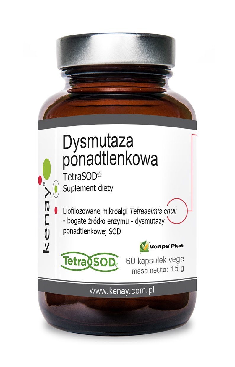 Kenay - Superoxide Dismutase TetraSOD, 750 IU (60 kapslar) | Vitaminer och MineralerHälsa och välbefinnandeAntioxidanterHälsokostBiohacking | Apoteka