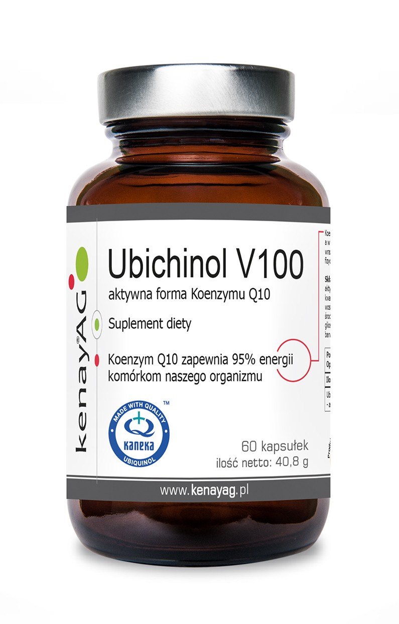 Kenay - Ubiquinol V100 Aktivt Koenzym Q10, 100 mg (60 kapslar) | Vitaminer och MineralerHälsa och välbefinnandeCoQ10Biohacking | Apoteka