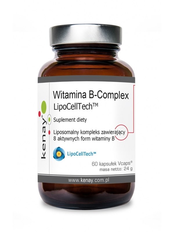 Kenay - Vitamin B-komplex Liposomal LipoCellTech, 60 kapslar | Vitaminer och MineralerHälsa och välbefinnandeVissa vitaminerBiohackingVitamin B | Apoteka