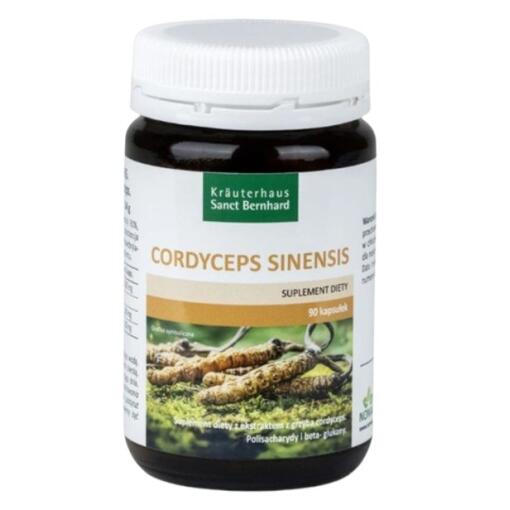 KRAUTERHAUS SANCT BERNHARD Cordyceps mushroom extract - Cordyceps sinensis (90 caps)