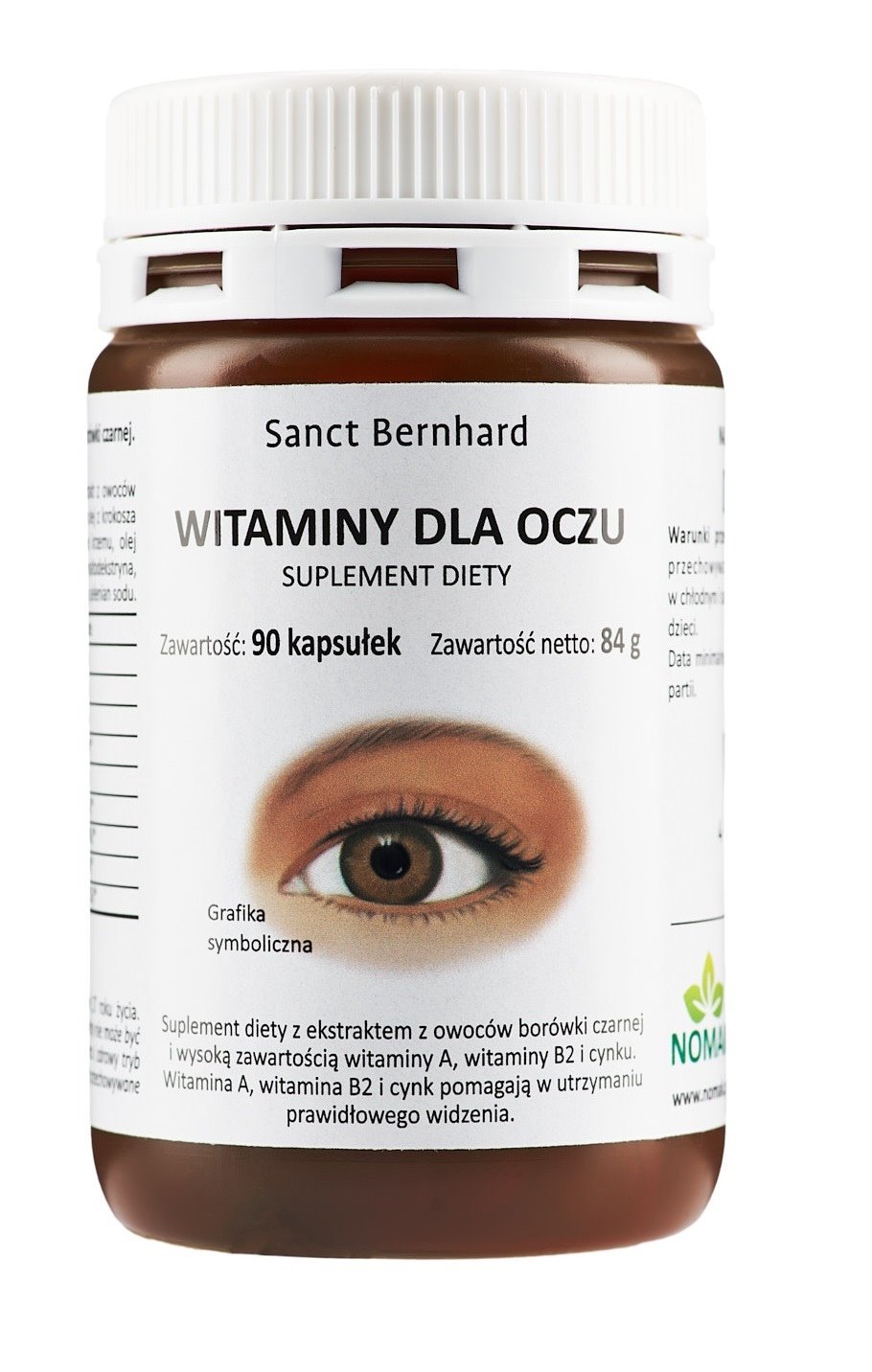 Krauterhaus Sanct Bernhard - Eye Fit Kapslar, 90 st | Vitaminer och MineralerVissa vitaminerÖgonhälsaLutein | Apoteka