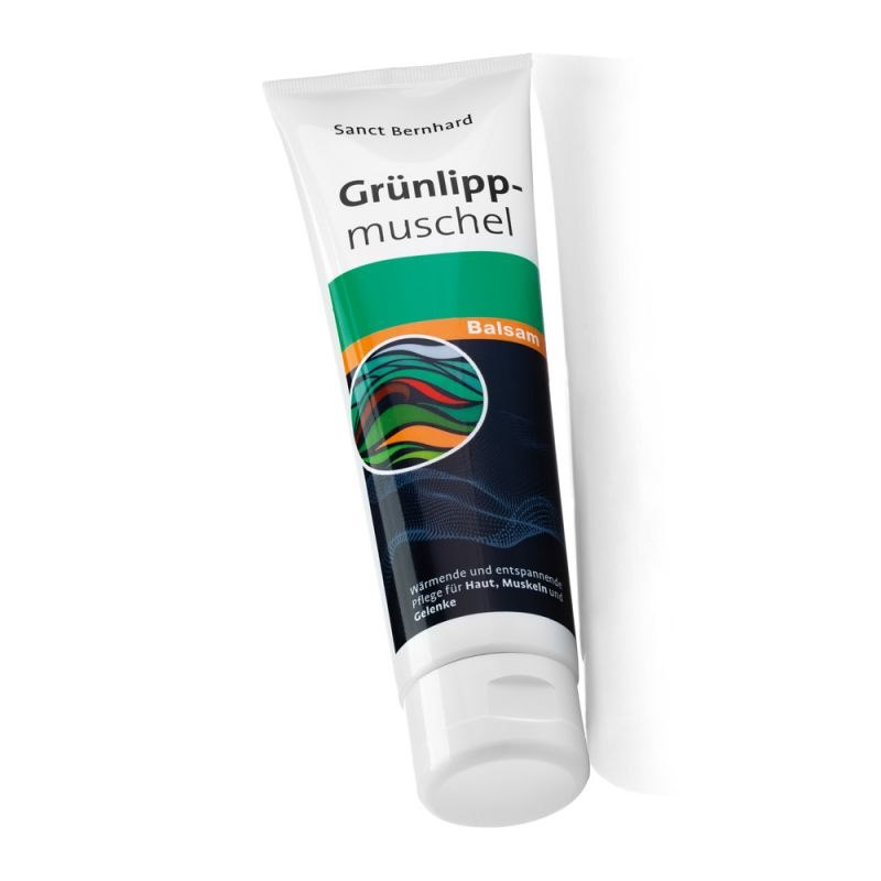 Krauterhaus Sanct Bernhard - Grönläppad Mussla Balsam, 150 ml | Vitaminer och MineralerStöd för ledernaÖrter och växtbaserade preparat | Apoteka