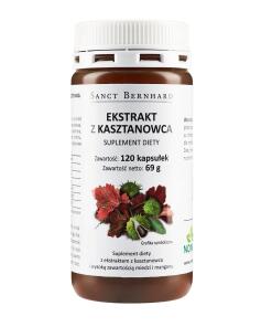 KRAUTERHAUS SANCT BERNHARD Horse Chestnut Vine Leaf  (120 caps)