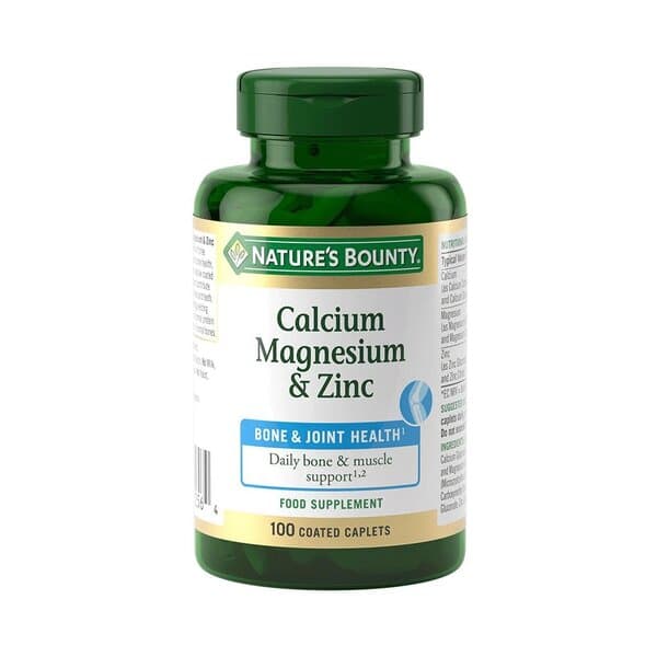 Natures Bounty - Kalcium, Magnesium och Zink, 100 överdragna kapslar | Vitaminer och MineralerVeganska produkterVissa mineralerZinkHälsa och välbefinnandeHälsokostMagnesiumKalkFriska benKalcium | Apoteka