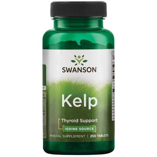 Swanson - Kelp som jodkälla, 250 tabletter | Vitaminer och MineralerVissa mineralerHälsa och välbefinnandeHälsokostJod | Apoteka