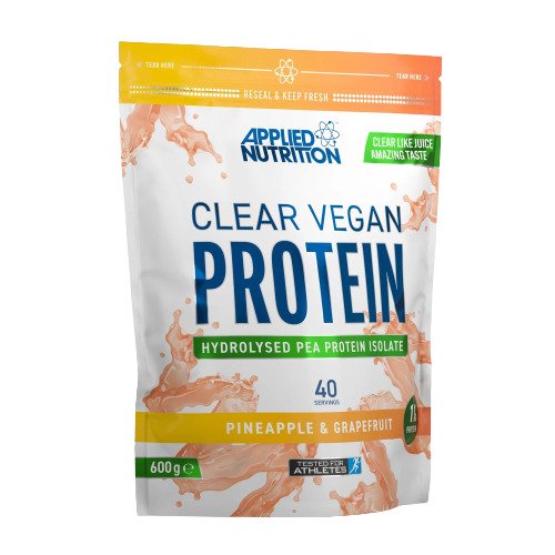 Applied Nutrition - Klar Vegansk Protein, Ananas och Grapefrukt, 600g | Veganska produkterHälsokostProteinerFitness och träning | Apoteka