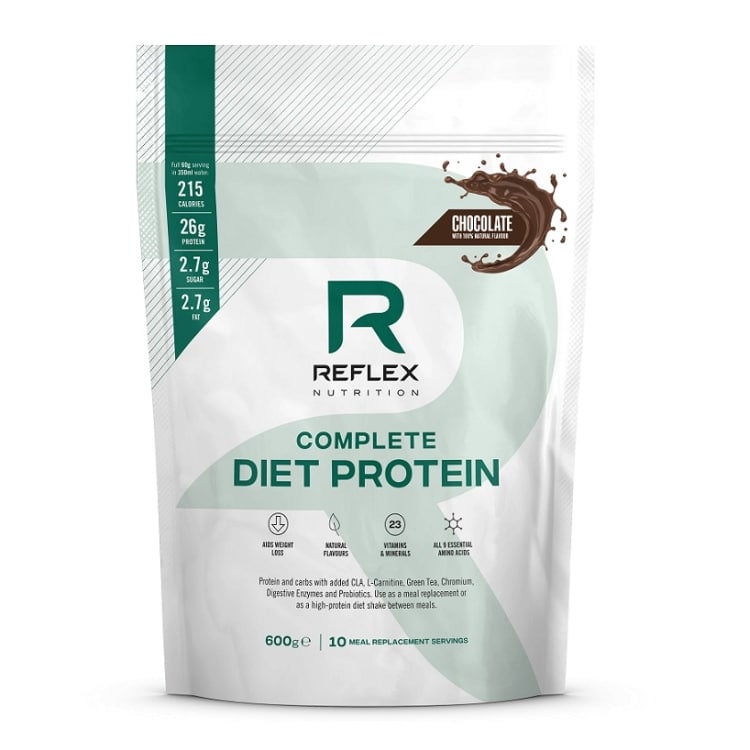 Reflex Nutrition - Komplett Dietprotein, choklad - 600g | Vitaminer och MineralerHälsokostProteinerVassleproteinGainers och kolhydraterFitness och träningNötköttsproteinSundhedsfødevarer | Apoteka