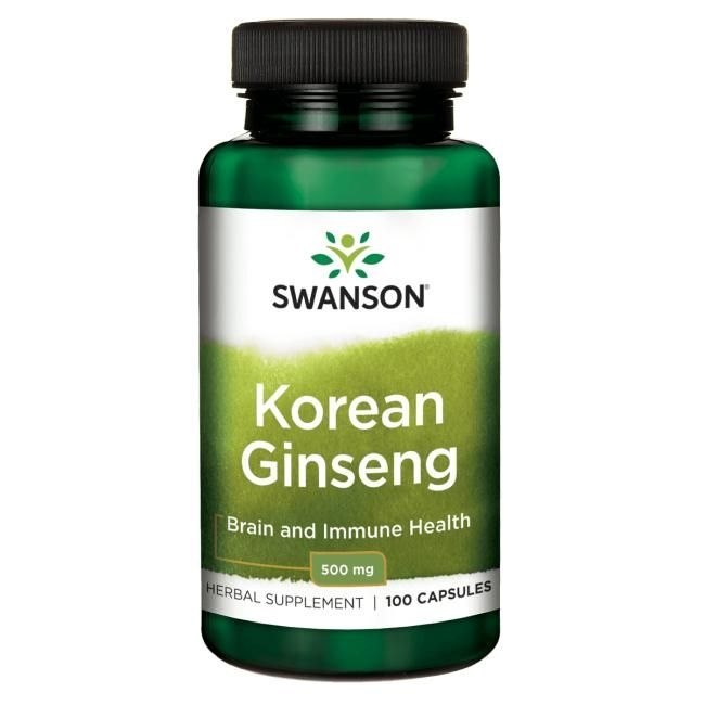 Swanson - Koreansk Ginseng, 500 mg - 100 kapslar | Vitaminer och MineralerHälsa och välbefinnandeSexuell hälsaÖrttillskottHälsokostGinsengÖrter och växtbaserade preparat | Apoteka