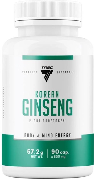 Trec Nutrition - Koreanskt Ginseng, 90 kapslar | Hälsa och välbefinnandeMental fokus och minneHälsokostGinseng | Apoteka