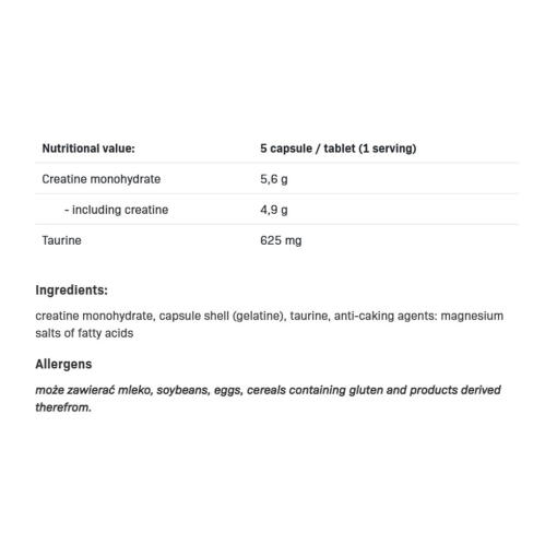 Allnutrition - Kreatinmonohydrat XtraCaps, Storlek - Bild 2