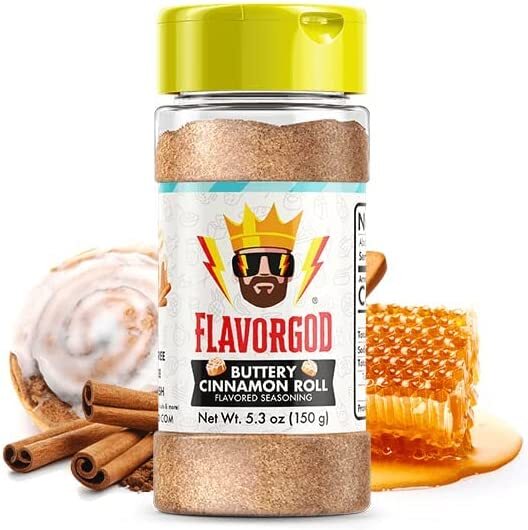 FlavorGod - Krydderi med Smak av Smör- och Kanelbulle, 150 gram | HälsokostSåser | Apoteka