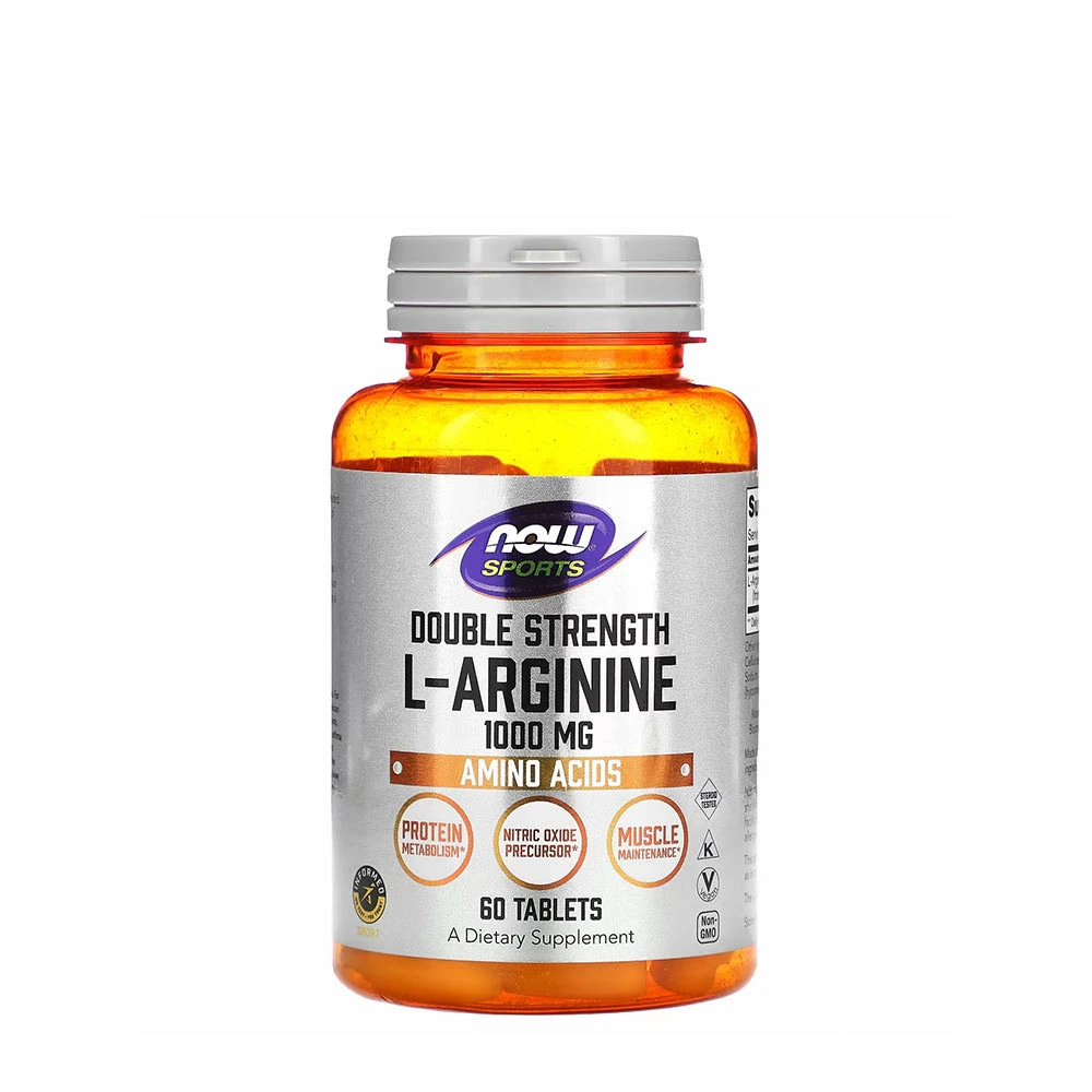 NOW - L-Arginin, 1000 mg - 60 tabletter | Vitaminer och MineralerVeganska produkterHälsa och välbefinnandeAminosyror och BCAAHälsokostFitness och träningL-arginin | Apoteka