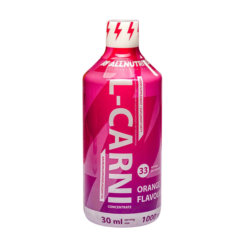 Allnutrition - L-Carni, Apelsin - 1000 ml | Vitaminer och MineralerAminosyror och BCAAHälsokostL-karnitinFitness och träning | Apoteka
